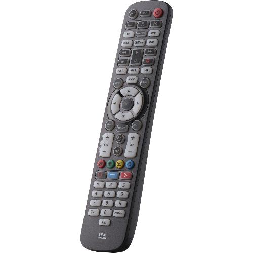 Oneforall One For All Essential 6 telecomando IR Wireless DVD/Blu-ray, IPTV, Altoparlante Soundbar, TV Pulsanti One For All Essential 6 telecomando IR