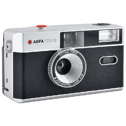 AgfaPhoto 603000 fotocamera a pellicola fotocamera compatta 35 mm nero - argento (603000) AgfaPhoto 603000 videocamera Macchina da presa compatta 35 m