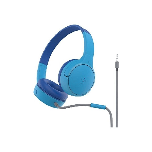Belkin SoundForm Mini Auricolare Cablato A Padiglione Chiamate/Musica/Sport/Tutti i giorni Blu