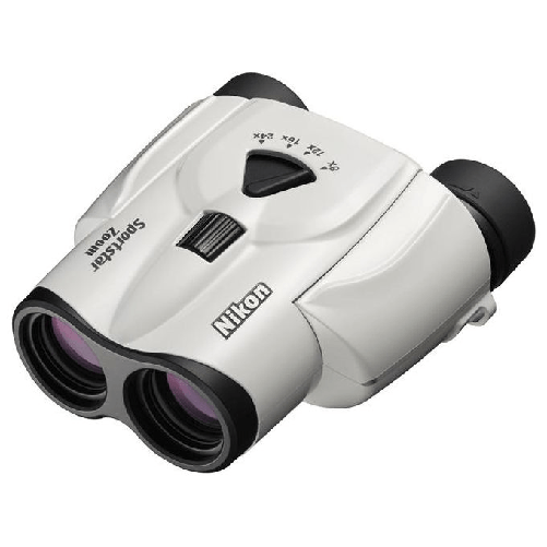 Nikon Binocolo Nikon Sportstar Zoom 8-24x25 bianco bianco (BAA870WB) Nikon Sportstar Zoom 8-24x25 White binocolo Bianco
