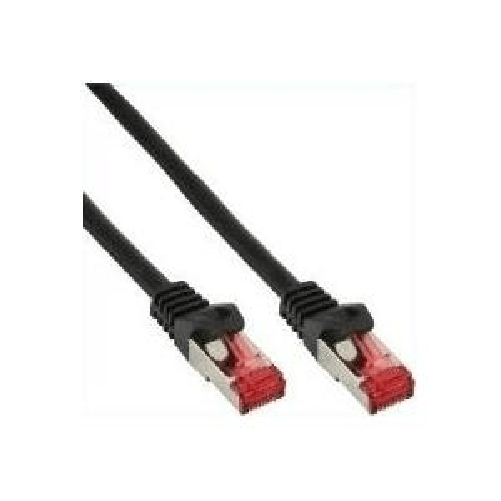 Cavo patch - S-FTP PiMf - Cat.6 - 250 MHz - PVC - CCA - nero - 0,5 m