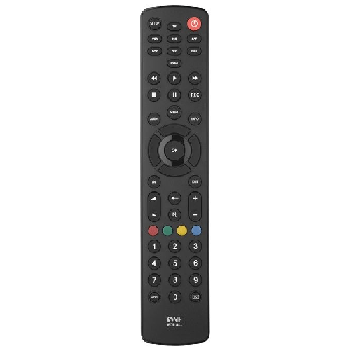 Oneforall One For All Basic Contour 8 telecomando IR Wireless TV, Set-top box TV, DVD/Blu-ray One For All Basic Contour 8 telecomando IR Wireless TV,