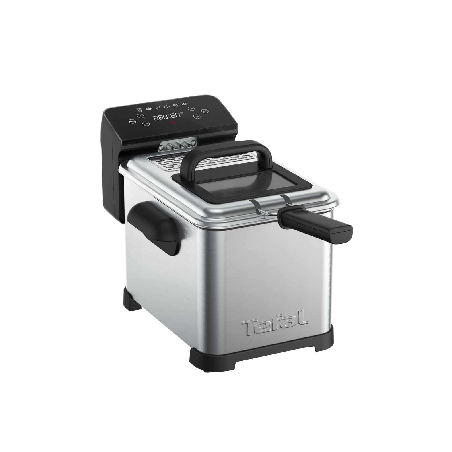Tefal Family Pro FR507D Singolo 4 L Indipendente 2400 W Friggitrice Acciaio inossidabile Tefal Family Pro FR507D Singolo 4 L Indipendente 2400 W Frigg