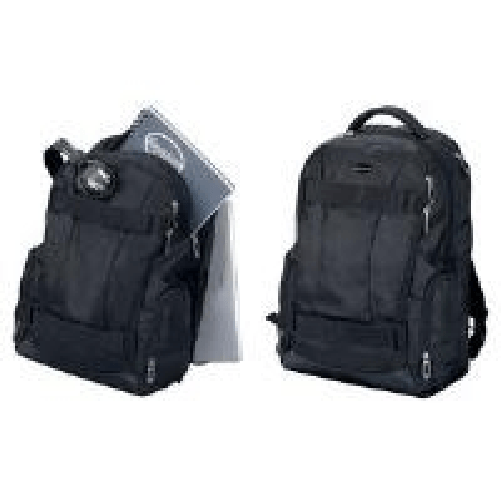 Lightpak HAWK borsa per notebook Zaino Nero (Lightpak Hawk Laptop Backpack for Laptops up to 17 inch Black - 24603)