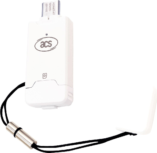 ACR40T Type-C USB SIM-Sized - Smart Card Reader [Built-in - Button and Loop String included] - Warranty: 12M