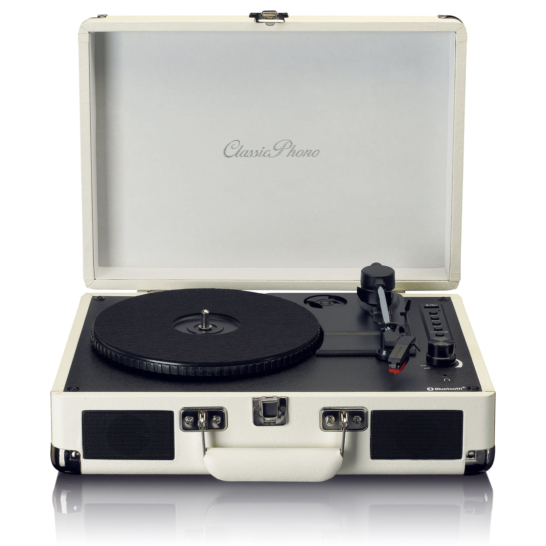 Lenco TT-115CR piatto audio Giradischi con trasmissione a cinghia Crema Manuale