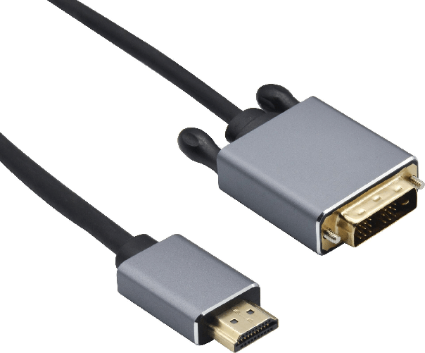 Cavo di collegamento Helos spina HDMI/spina DVI PREMIUM 4K 30 m nero