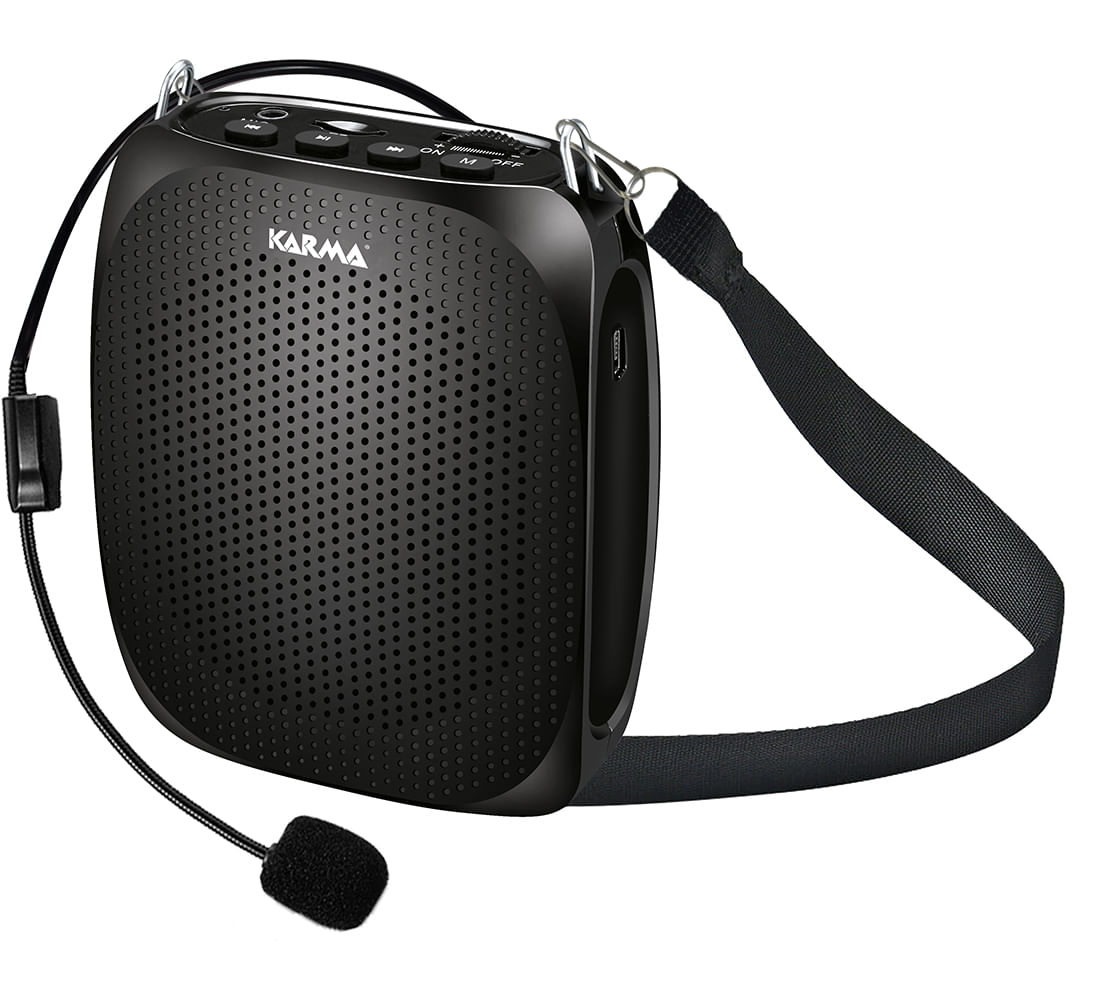 Karma BM 539 Amplificatore Portatile ad Archetto Ricaricabile Usb Mp3 20W Karma Italiana BM 539 Altoparlante portatile mono Nero 10 W