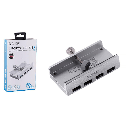 ALLNET 4x USB Type A Clip HUB fr Tischkante etc. Input 1 Port USB 3.0 Type-A Output 4x USB 3.0 Type