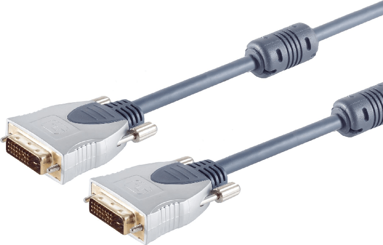 Shiverpeaks Home-Cinema DVI-D Stecker auf DVI-D Stecker 241 Dual-Link verchromte Metall