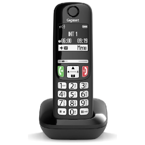 Siemens Gigaset E270 Telefono DECT Identificatore di chiamata Nero Gigaset E270 Telefono DECT Identificatore di chiamata Nero
