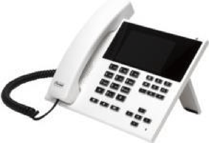 Telefono SIP Auerswald COMfortel D-400 bianco, con possibilitÃ Â di espansione