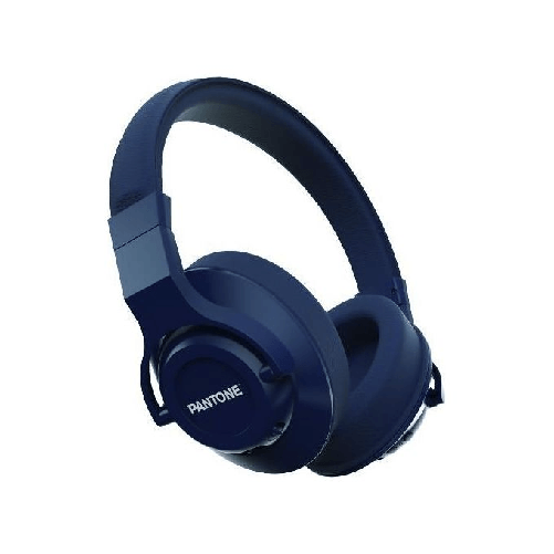 Pantone PT-WH005 Auricolare Con cavo e senza cavo A Padiglione Musica e Chiamate Bluetooth Blu