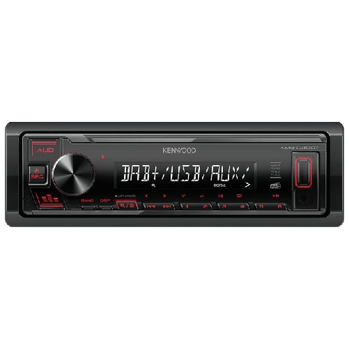 Kenwood KMM-DAB307 Ricevitore multimediale per auto Nero 200 W