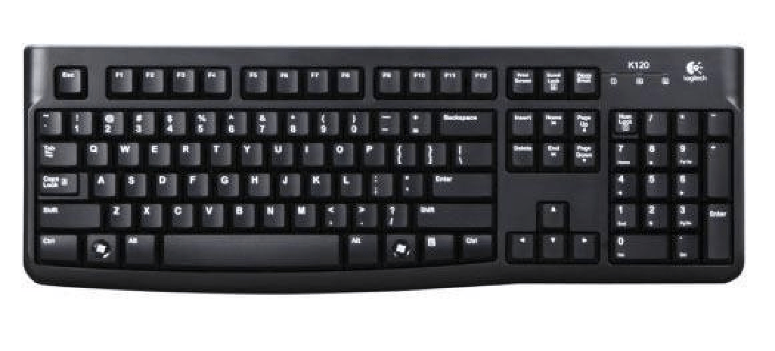 Logitech Keyboard K120 for Business tastiera USB Nordic Nero (Logitech K120 for Business - Tastiera - USB - Nordico) Logitech Keyboard K120 for Busine