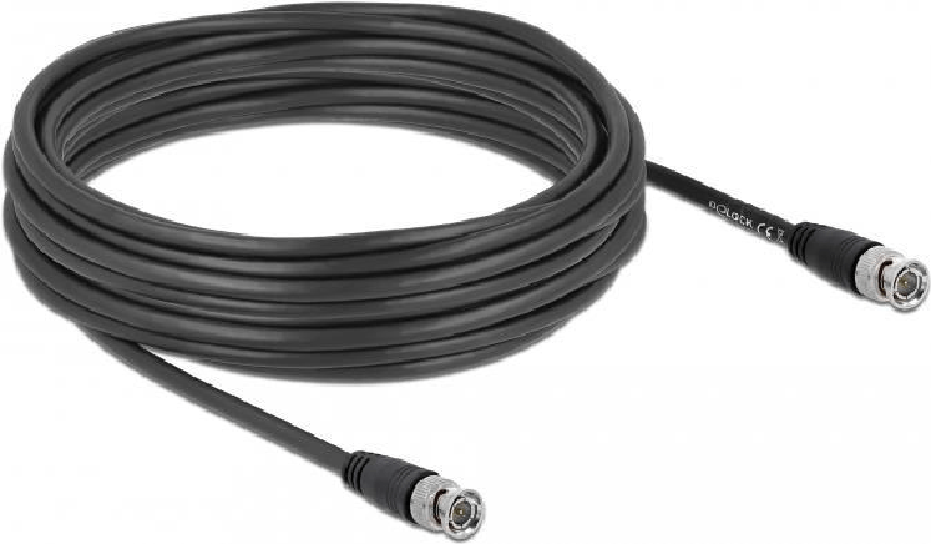 Delock Cavo Delock da spina BNC a spina BNC da 10 m DeLOCK 80085 cavo coassiale 10 m BNC Nero