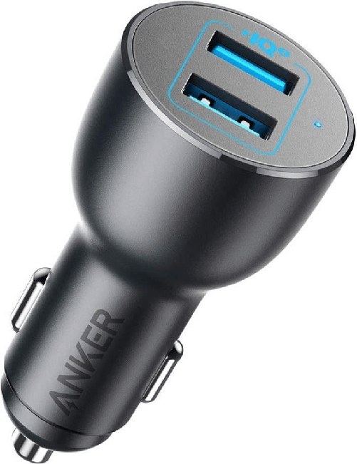 Anker PowerDrive III Universale Nero Accendisigari Ricarica rapida Auto
