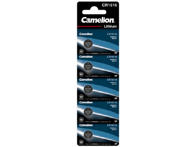 Camelion Batteria Camelion CR1616 Litio 3V (5 pezzi) Camelion CR1616-BP5 Batteria monouso Litio