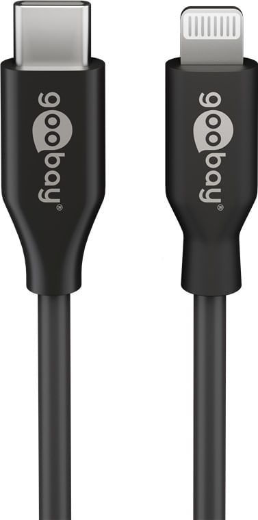 Goobay 39445 cavo Lightning 1 m Nero