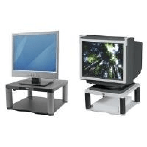 Fellowes 91717 supporto da tavolo per Tv a schermo piatto 533 cm 21 Grafite Platino (PREMIUM MONITOR RISER PLATINUM) Fellowes 91717 supporto da tavolo