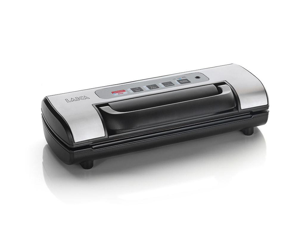 Laica VT3217 Macchina per Sottovuoto 15l-min Doppia Barra Saldante Laica VT3217 macchina per sottovuoto 800 mbar Nero, Acciaio inox