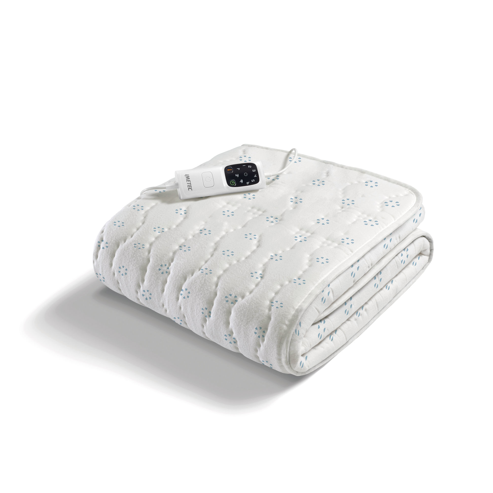 Imetec Scaldasonno Adapto singolo 150 x 80 cm, Basso consumo, Tecnologia brevettata, Riscaldamento rapido, Temperatura personalizzata, Cotone con trat