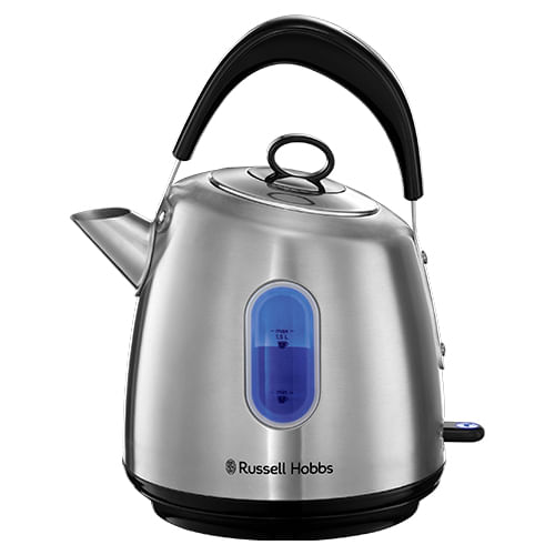 Russell Hobbs Stylevia bollitore elettrico 1,5 L 2200 W Nero, Acciaio inox