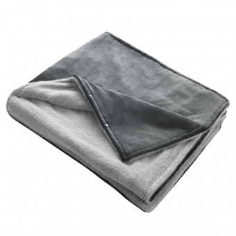 Medisana HB 677 Plaid riscaldato elettrico 120 W Pile grigio (61170) Medisana HB 677 Coperta elettrica 120 W Grigio Tessuto felpato
