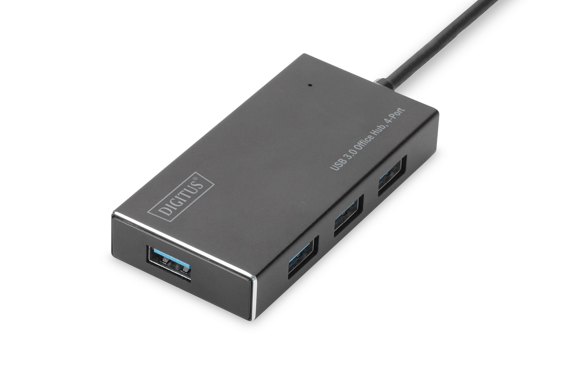 Digitus HUB USB 3.0 DIGITUS 4 PORTE CON ALIMENTATORE ALLOGGIAMENTO IN ALLUMINIO Digitus Office Hub USB 3.0, 4 porte