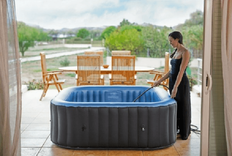 Minipiscina SPA idromassaggio gonfiabile da esterno o interno 185cm accessoriata Mspa Tekapo
