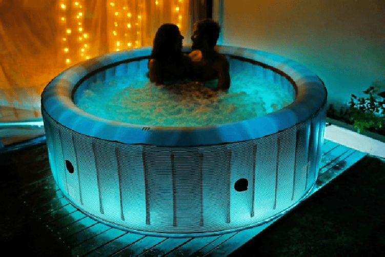 Minipiscina SPA idromassaggio gonfiabile da esterno o interno 204cm accessoriata Mspa Starry