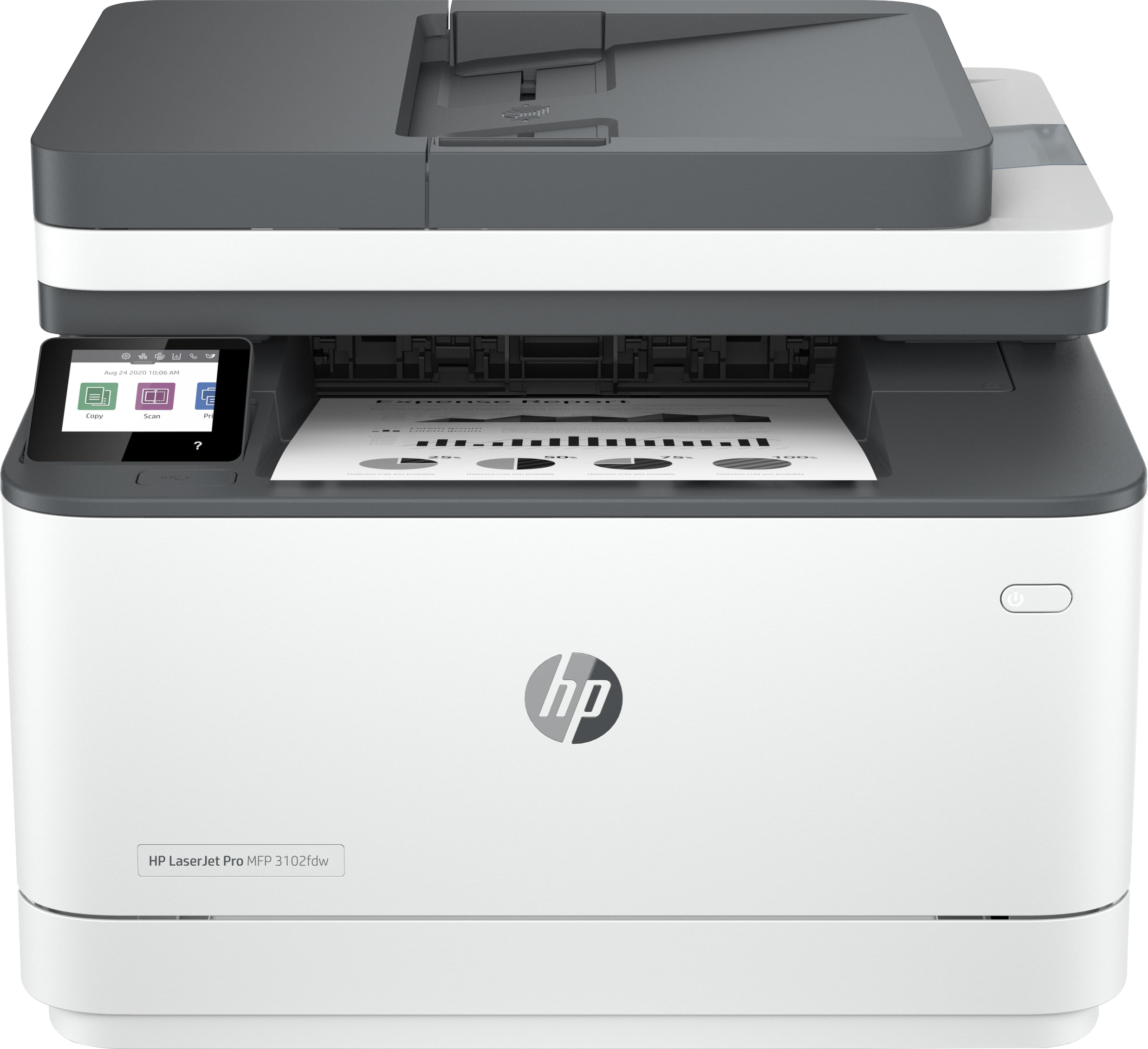Hp Multif. Laserjet Pro Mfp 3102Fdwe (Hp+) A4 B/N Fronte/Retro Autom. 1200X1200 600Dpi 33Ppm Wifi/La HP LaserJet Pro Stampante multifunzione 3102fdw