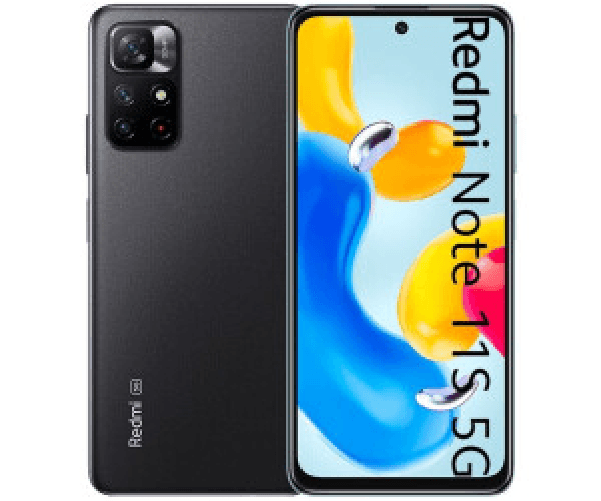 Xiaomi Redmi Note 11S 5G 16,8 cm (6.6") Doppia SIM Android 11 USB tipo-C 4 GB 128 GB 5000 mAh Nero