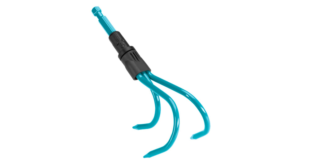 Gardena 3166-20 coltivatore e dissodatore manuale Turchese Rastrello da giardino