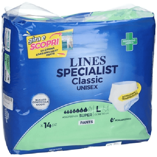 Lines Specialist Classic Mutandine Slip Misura Grande