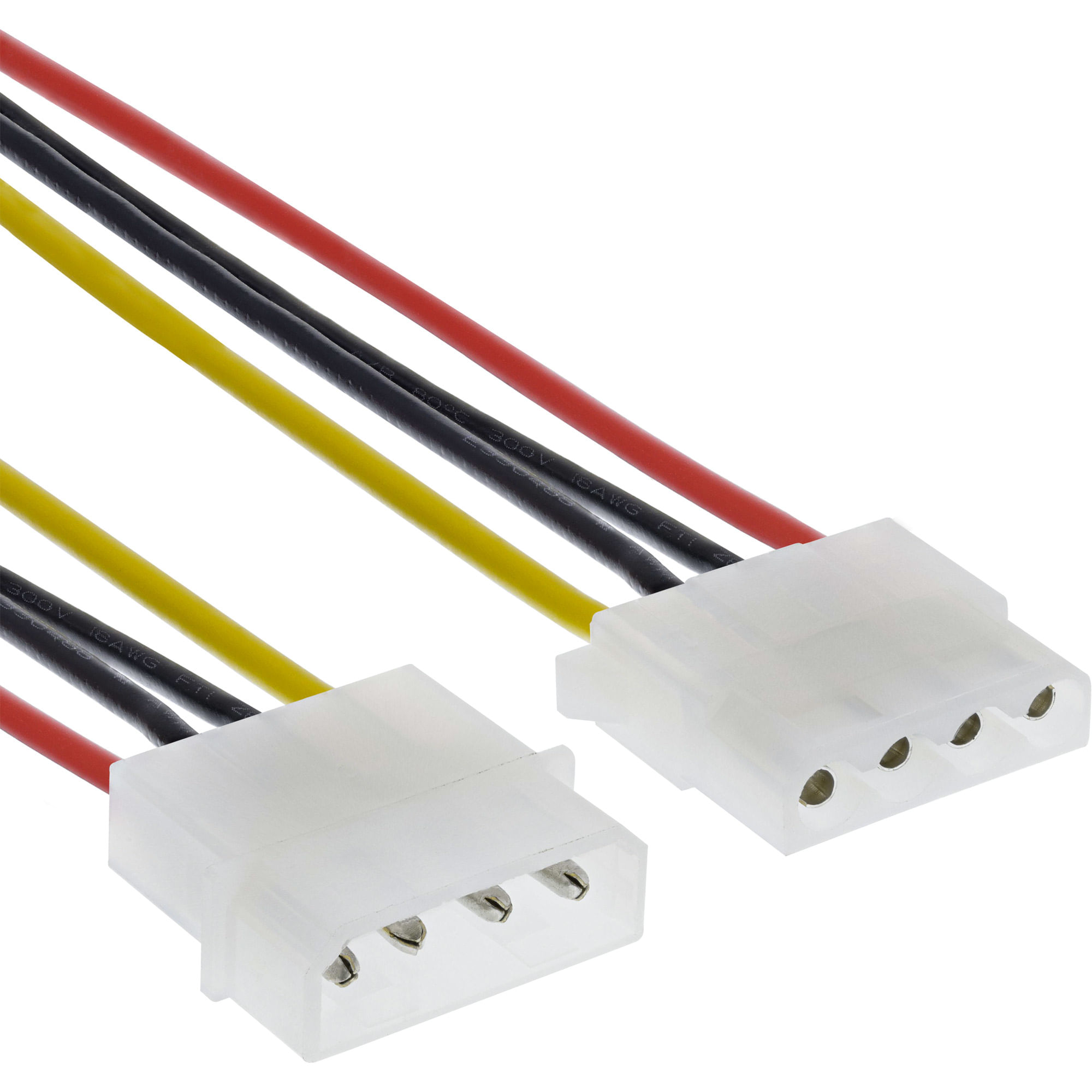 InLine Prolunga di alimentazione interna - 525 pollici 4 pin ST - BU - 050 m - rotonda InLine Prolunga di alimentazione interna, rotondo, M-F a 4pin d