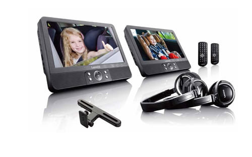 Lenco DVP-939 lettore DVD/Blu-Ray portatile Lettore DVD portatile Da tavolo 22,9 cm (9") 800 x 480 Pixel Nero