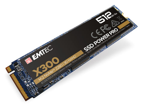 Emtec X300 512 GB M.2 PCI Express 3.0 NVMe 3D NAND