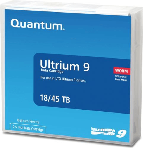 Quantum MR-L9MQN-02 supporto di archiviazione di backup Nastro dati vuoto 18 TB LTO 127 cm (Quantum data cartridge LTO U Quantum MR-L9MQN-02 supporto