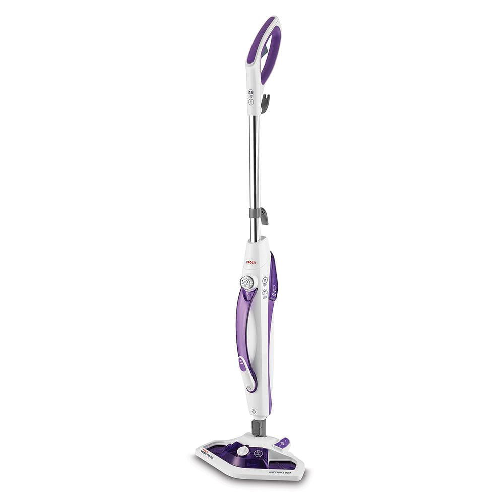 Polti SV440 Pulitore a vapore Pulitore a vapore portatile 0,3 L 1500 W Viola, Bianco Polti Vaporetto SV440_Double Scopa a vapore 0,3 L 1500 W Viola, B