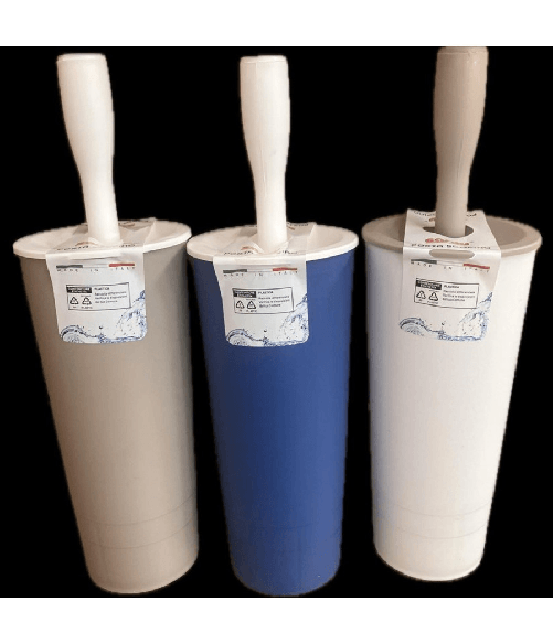 Cleafe-set Portascopino Bagno Wc Toilette Con Scopino Completo In Plastica Vari Colori -