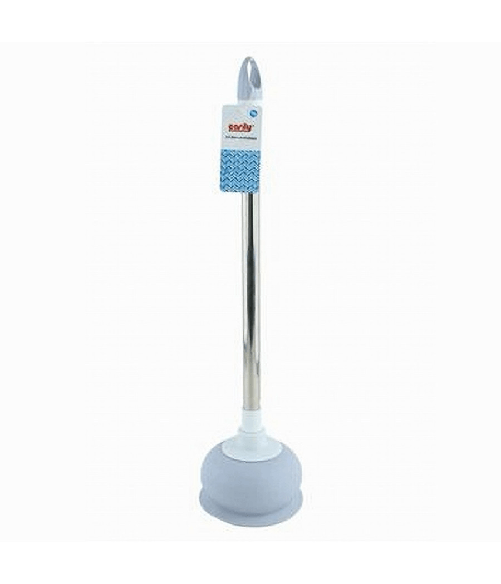 Cleafe-sturalavandino Bagno Ventosa In Gomma Per Wc Con Manico In Acciaio Plastica 87624 -