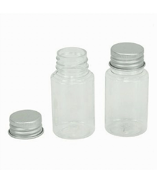 Cleafe-set 4pz Bottiglia Viaggio Contenitori Vuoti Ricaricabili Tappo A Vite 50ml 79383 -