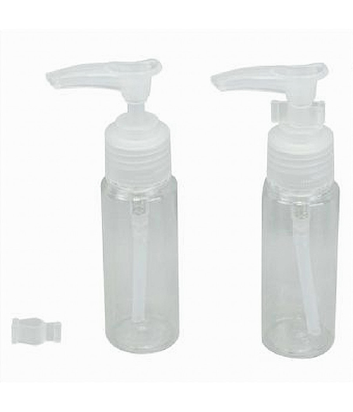 Cleafe-set 4pz Bottiglia Da Viaggi Vuota Trasparente 30ml Dispenser Con Erogatore 79388 -