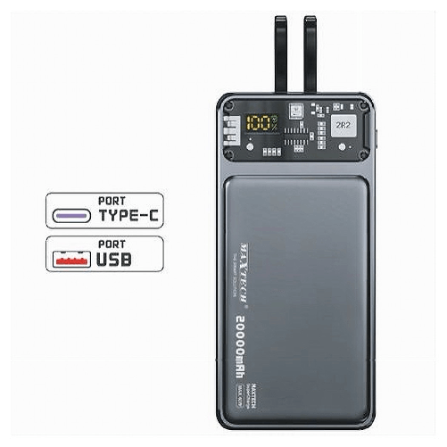 Power Bank Portatile Caricabatteria 20000mah Super Charge Pd Type-c Usb Pa-tm017 -