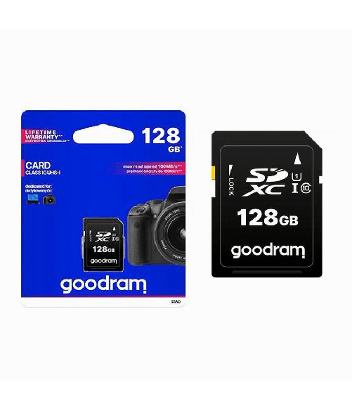 Maxtech-scheda Di Memoria Sd Card 128 Gb Sdxc Per Videocamere Classe 10 Uhs-i S1a0-128gb -