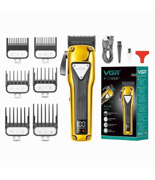 Maxtech-tagliacapelli Professionale In Metallo A Batteria Display Digitale Usb Vgr V137 -