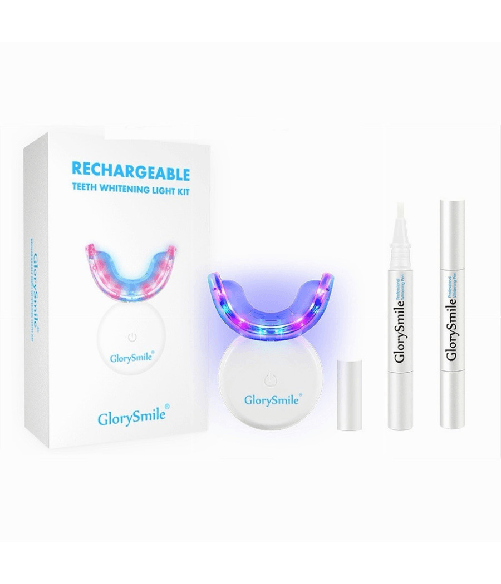 Trade Shop Traesio-kit Gel Sbiancante Denti Luce Led Rimozione Macchie Cura Odontoiatrica Avanzata -