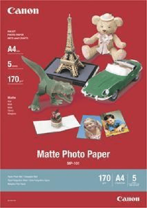 Canon Mp-101 A4 Matte 5 Fg. Canon Matte Photo Paper