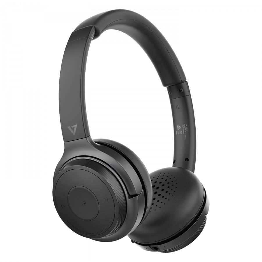 V7 hb600s cuffia e auricolare wireless a padiglione musica e chiamate usb tipo-c bluetooth base di ricarica nero V7 HB600S cuffia e auricolare Wireles